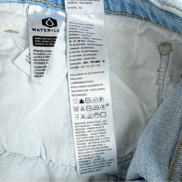 Levi's Women's Plus Size 501 Original High-Rise Distressed Jean Shorts Size 20W - Picture 14 of 15